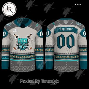 San Jose Barracuda New Edition 2025 Custom Name Hockey Jersey