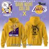 Los Angeles Lakers x One Piece 2025 Welcome Robin Game Night Collab Hoodie