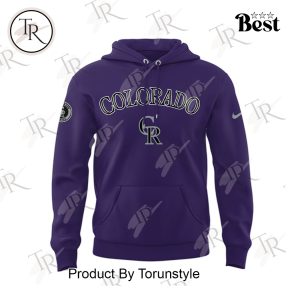 Colorado Rockies 2025 Firefighter Appreciation Night Limited Edition Hoodie – Purple