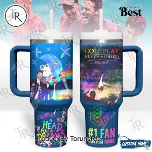 Cold Play Music Of The Spheres World Tour Custom Name Limited Edition 40oz Tumbler