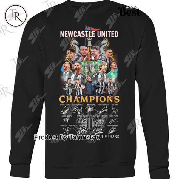 Newcastle United F.C Champions 2025 Fortiter Defendit Triumphans Limited Edition T-Shirt