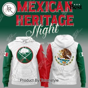 2025 Buffalo Sabres Mexican Heritage Night Custom Name Limited Edition Hoodie