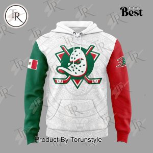 2025 Anaheim Ducks Mexican Heritage Night Custom Name Limited Edition Hoodie