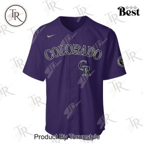 Colorado Rockies 2025 Firefighter Appreciation Night Limited Edition Baseball Jersey – Purple