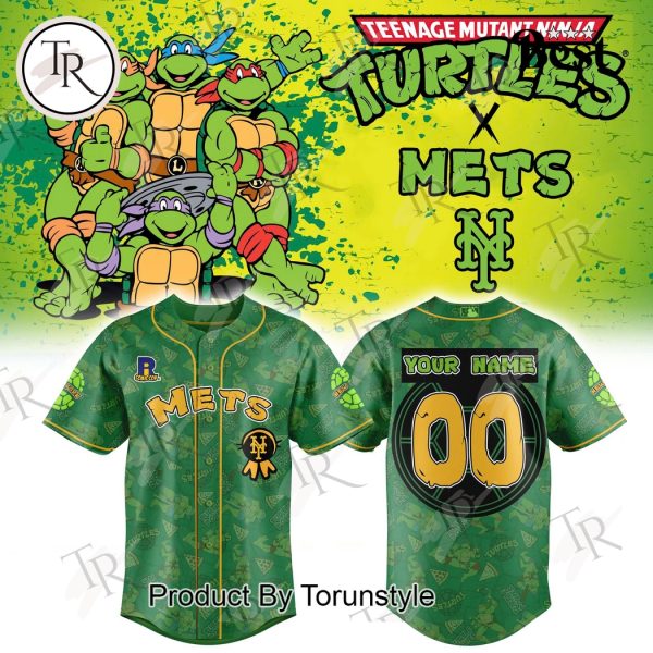 New York Mets Teenage Mutant Ninja Turtles 2025 Custom Name Limited Edition Baseball Jersey