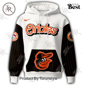 Baltimore Orioles 2025 Hello Kitty Night Hoodie