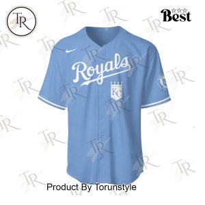 Kansas City Royals 2025 Firefighter Appreciation Night Limited Edition Baseball Jersey – Blue