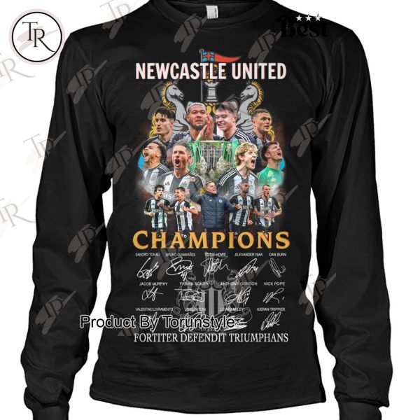 Newcastle United F.C Champions 2025 Fortiter Defendit Triumphans Limited Edition T-Shirt