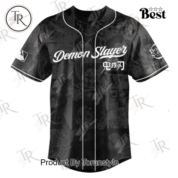 New Collection Tanjiro Kamado Demon Slayer x MLB 2025 Limited Edition Baseball Jersey