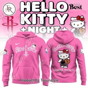 Houston Rockets 2025 Hello Kitty Night Limited Edition Hoodie