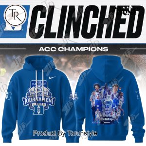 Duke Blue Devils Men’s Basketball 2025 ACC Champs Limited Edition Hoodie – White