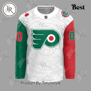 2025 Philadelphia Flyers Mexican Heritage Night Custom Name Limited Edition Hockey Jersey