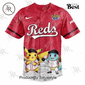 2025 Cincinnati Reds Pokemon Go Special Edition Baseball Jersey