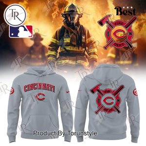 Cincinnati Reds Firefighter Appreciation Night 2025 Limited Edition Hoodie