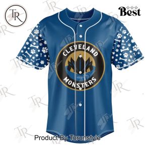 Cleveland Monsters Pucks And Paws 2025 Limited Edition Baseball Jersey