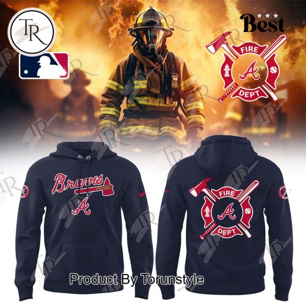 Atlanta Braves 2025 Firefighter Appreciation Night Limited Edition Hoodie