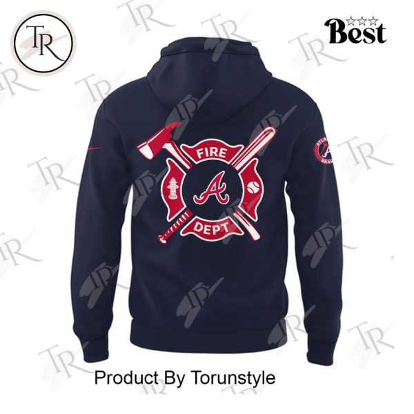 Atlanta Braves 2025 Firefighter Appreciation Night Limited Edition Hoodie