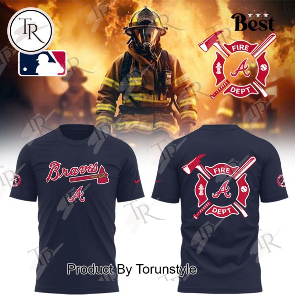 Atlanta Braves 2025 Firefighter Appreciation Night Limited Edition Hoodie