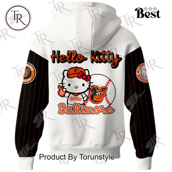 Baltimore Orioles 2025 Hello Kitty Night Hoodie