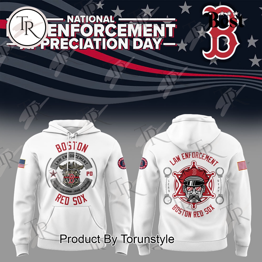 Boston Red Sox 2025 National Law Enforcement Appreciation Day Limited Edition Hoodie Boston Red Sox 2025 National Law Enforcement Appreciation Day Limited Edition Hoodie
