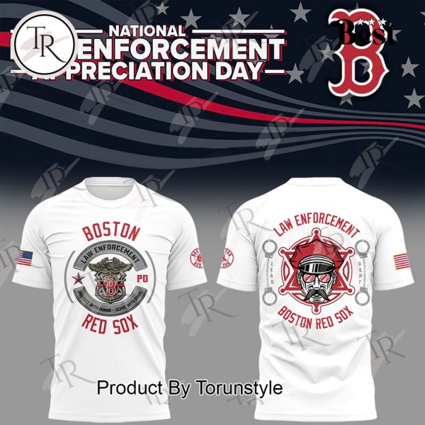 Boston Red Sox 2025 National Law Enforcement Appreciation Day Limited Edition Hoodie