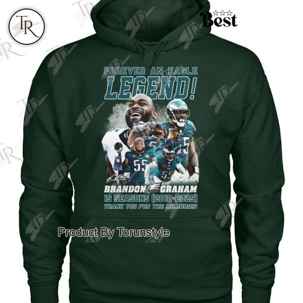 Brandon Graham x Philadelphia Eagles Forever An Eagles Legend Thank You For The Memories Limited Edition T-Shirt