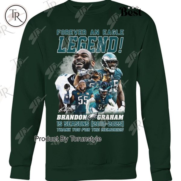 Brandon Graham x Philadelphia Eagles Forever An Eagles Legend Thank You For The Memories Limited Edition T-Shirt