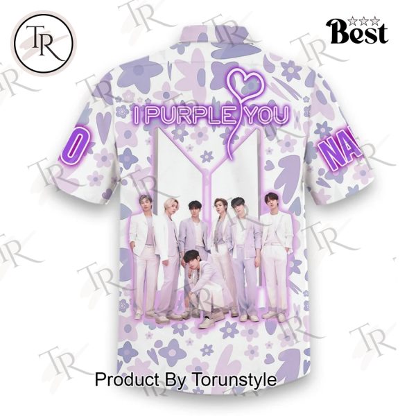 BTS Boy Band I Purple You 2025 Custom Name Limited Edition Hawaiian Shirt