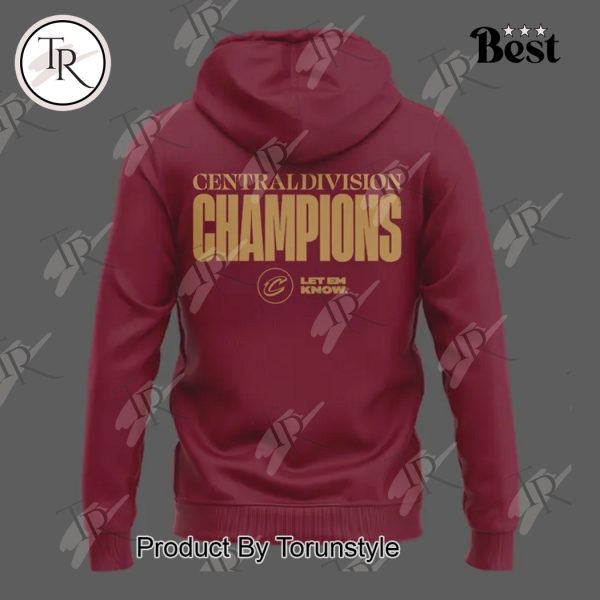 Central Devision Champions Cleveland Cavaliers 2025 Limited Edition Hoodie