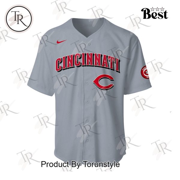 Cincinnati Reds Firefighter Appreciation Night 2025 Limited Edition Baseball Jersey