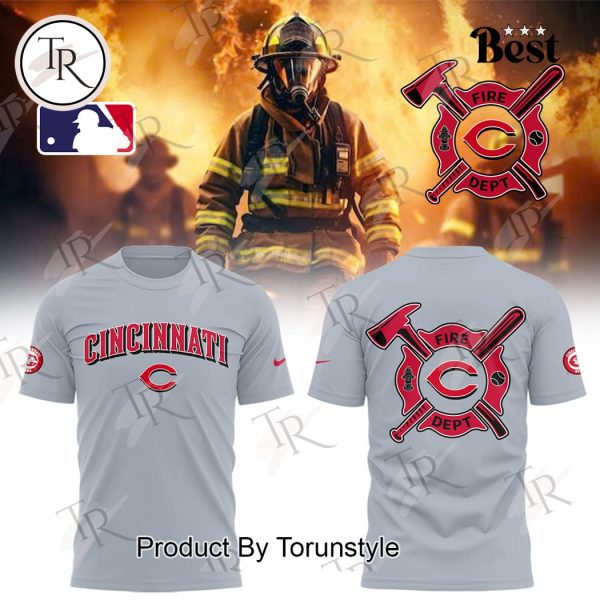 Cincinnati Reds Firefighter Appreciation Night 2025 Limited Edition Hoodie