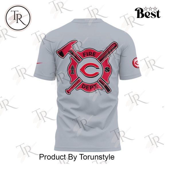 Cincinnati Reds Firefighter Appreciation Night 2025 Limited Edition Hoodie