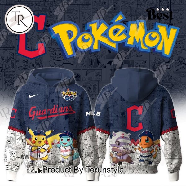 Cleveland Guardians 2025 Pokemon Go New Limited Edition Hoodie