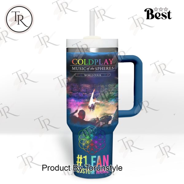 Cold Play Music Of The Spheres World Tour Custom Name Limited Edition 40oz Tumbler