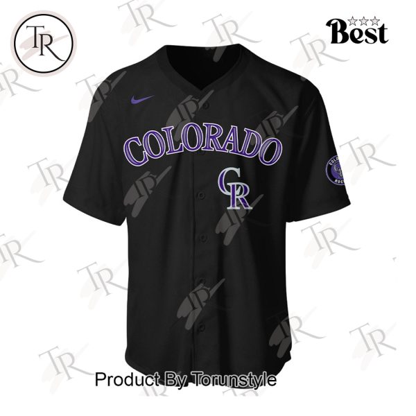 Colorado Rockies 2025 Firefighter Appreciation Night Limited Edition Baseball Jersey – Black