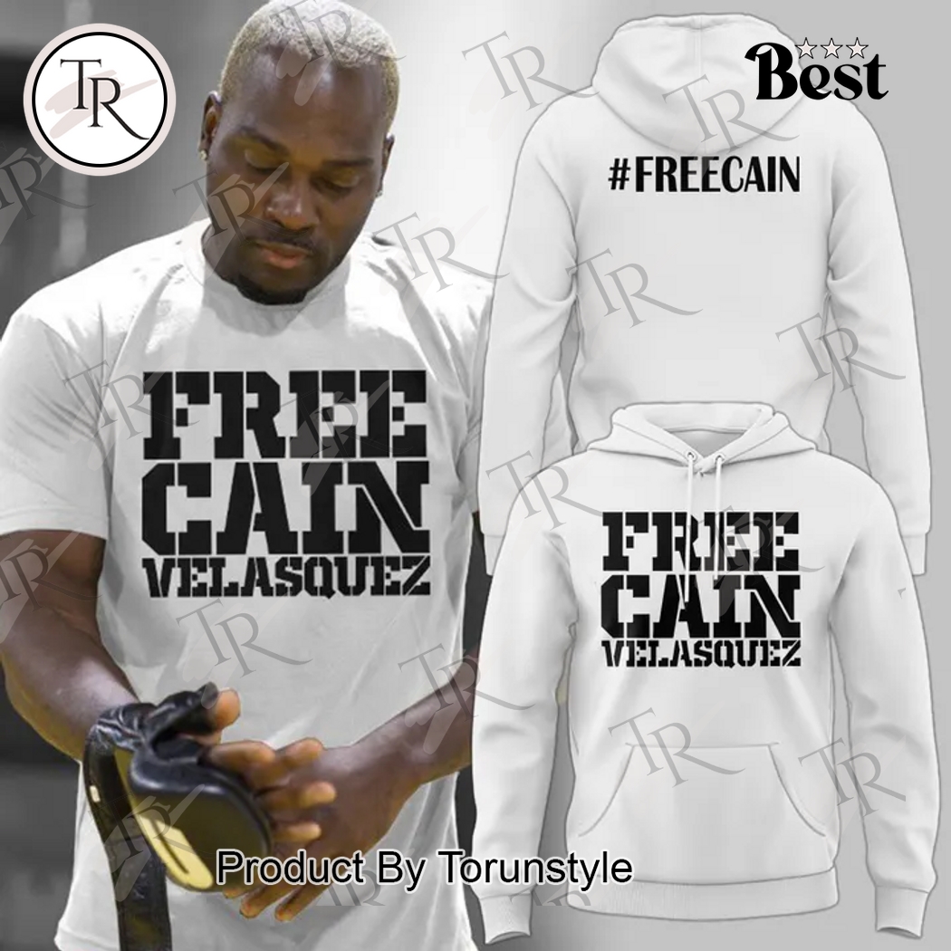 Derek Brunson Free Cain Velasquez 2025 Limited Edition Hoodie Derek Brunson Free Cain Velasquez 2025 Limited Edition Hoodie