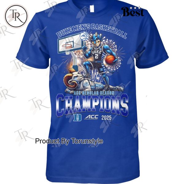 Duke Men’s Basketball ACC Regular Season Champions 2025 Limited Edition T-Shirt