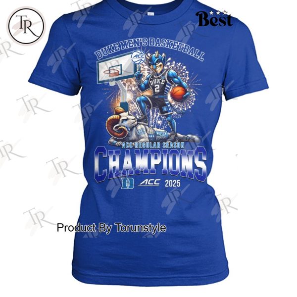 Duke Men’s Basketball ACC Regular Season Champions 2025 Limited Edition T-Shirt