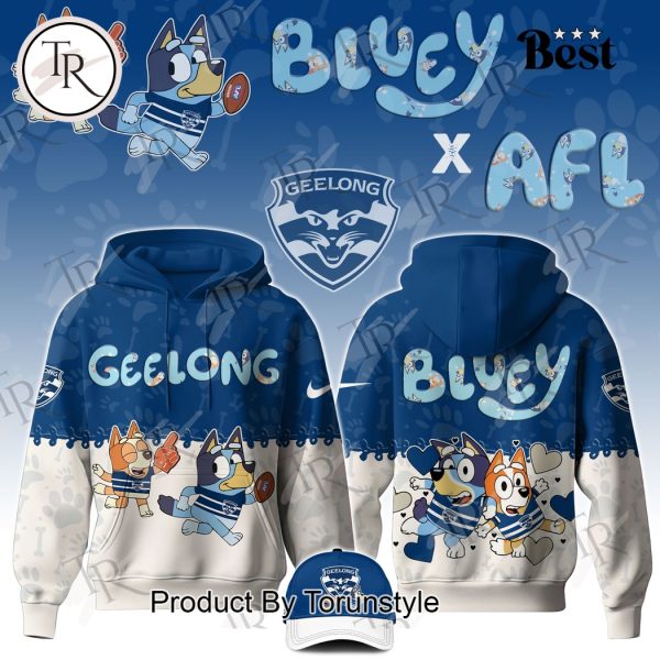 Geelong Cats 2025 Bluey Night Limited Edition Hoodie