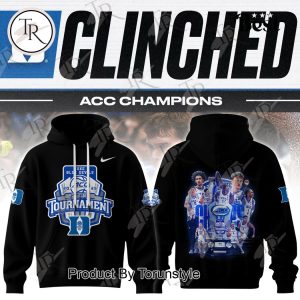 Duke Blue Devils 2025 ACC Men’s Tournament Basketball Champs Limited Edition Hoodie – Black