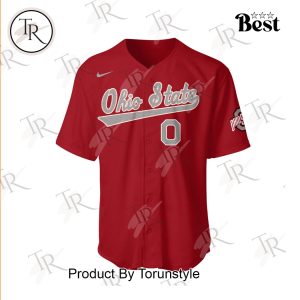 Ohio State Buckeyes Firefighter Appreciation Night 2025 Limited Edition Baseball Jersey – Red