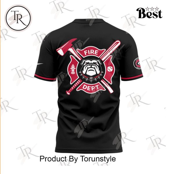 Georgia Bulldogs Firefighter Appreciation Night 2025 Limited Edition Hoodie – Black