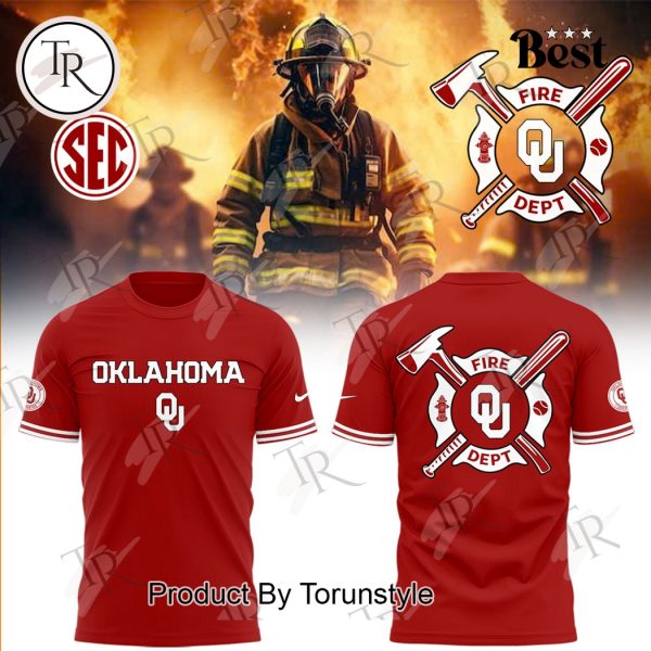 Oklahoma Sooners Firefighter Appreciation Night 2025 Limited Edition Hoodie – Red
