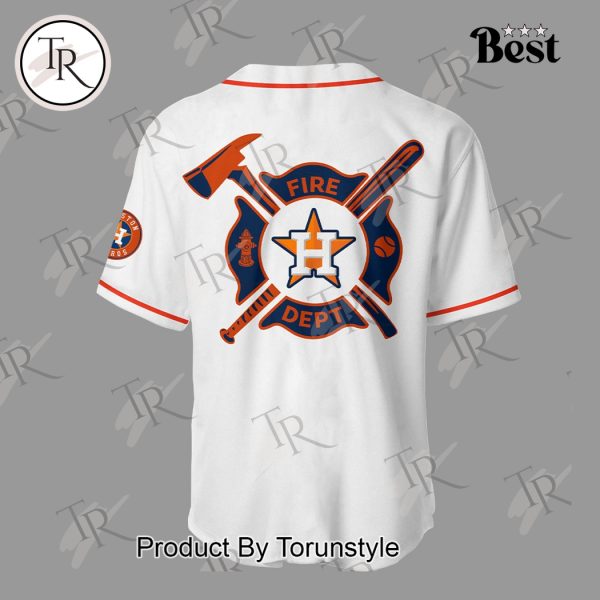 Houston Astros 2025 Firefighter Appreciation Night Limited Edition Baseball Jersey