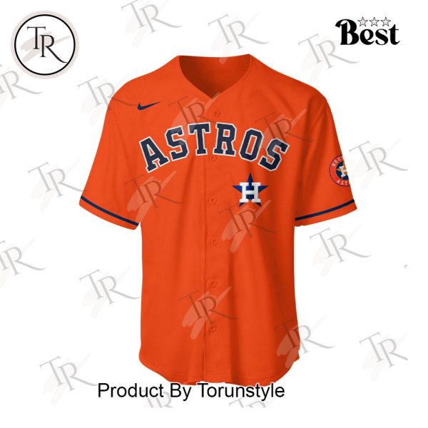 Houston Astros 2025 Firefighter Appreciation Night Limited Edition Baseball Jersey – Orange