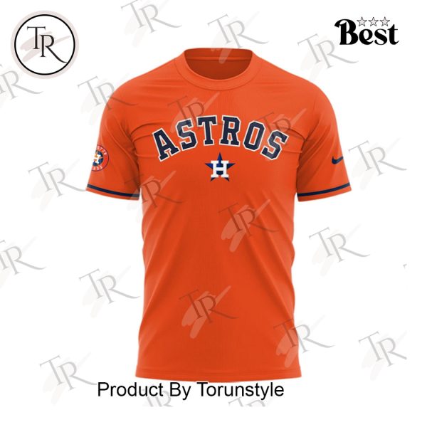 Houston Astros 2025 Firefighter Appreciation Night Limited Edition Hoodie – Orange