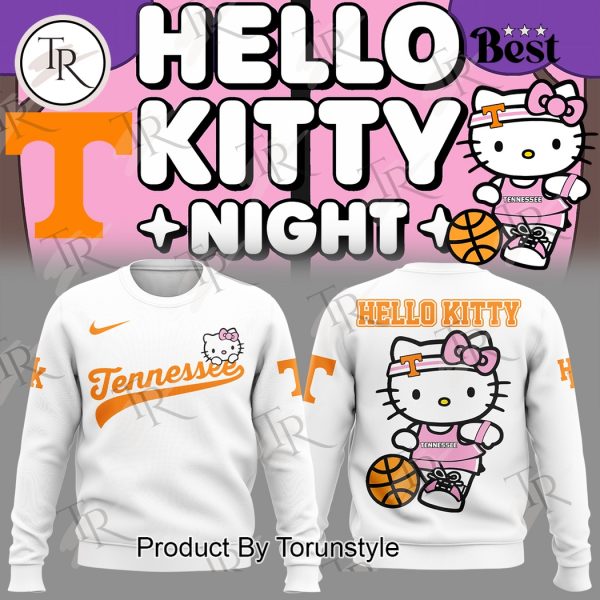 Tennessee Volunteers Basketball 2025 Hello Kitty Night Limited Edition Hoodie