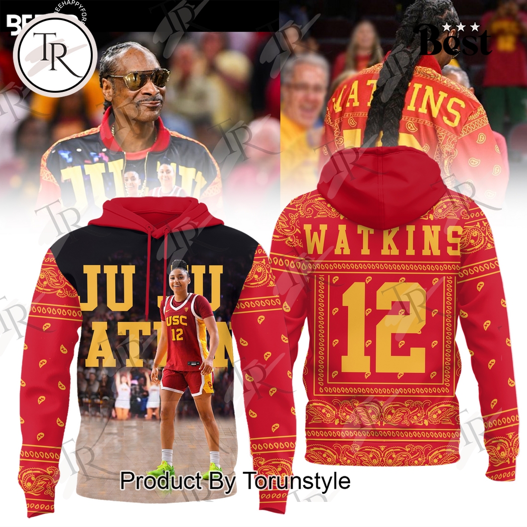 JuJu Watkins USC Trojans Women's Basketball x Snoop Dogg 2025 Special Edition Hoodie JuJu Watkins USC Trojans Women's Basketball x Snoop Dogg 2025 Special Edition Hoodie