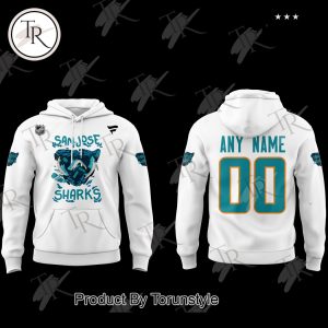 2025 San Jose Sharks Women’s History Month Custom Name Limited Edition Hoodie