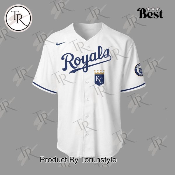 Kansas City Royals 2025 Firefighter Appreciation Night Limited Edition Baseball Jersey – White